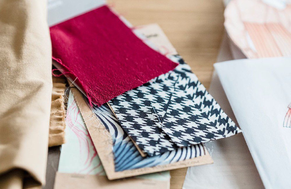 fabric scraps perca