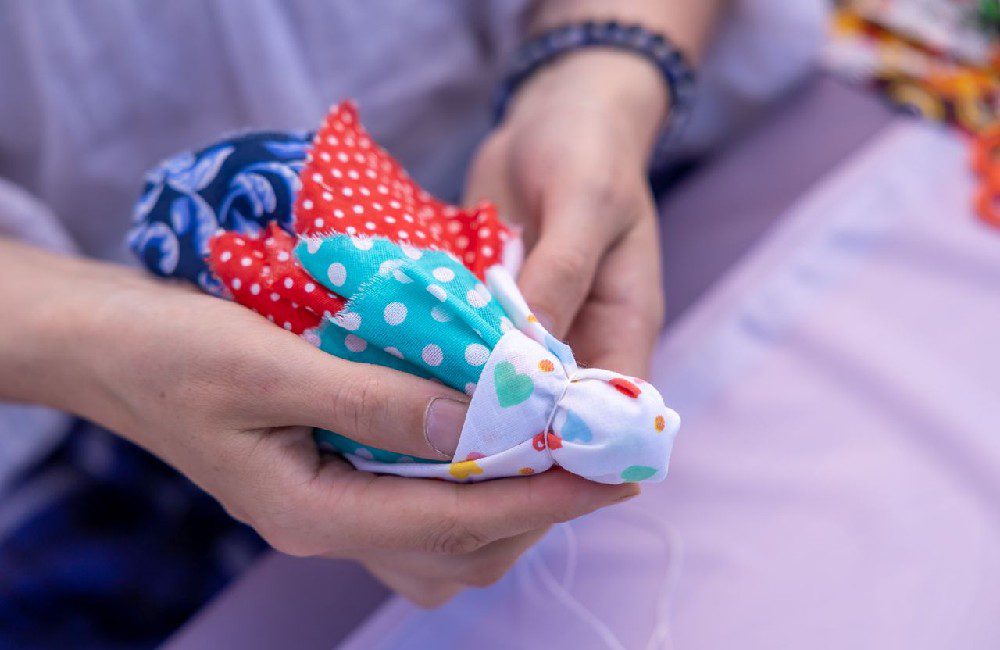 fabric scraps perca